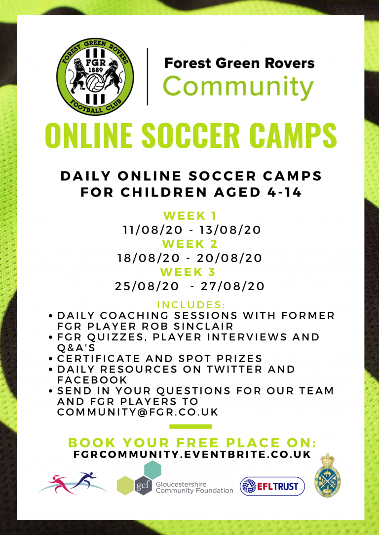 Community Soccer Programs Forest Green Rovers Community – Online Soccer Camps – North Wilts Youth ...